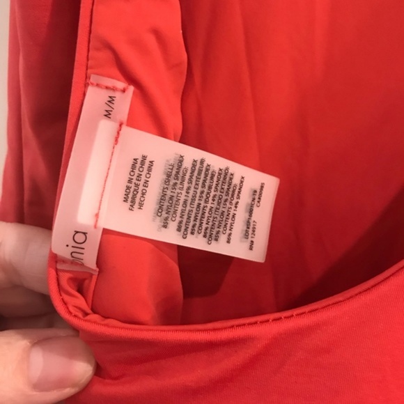 ONIA Kelly Scoop Neck Cayenne One-Piece Sz M - Picture 6 of 8